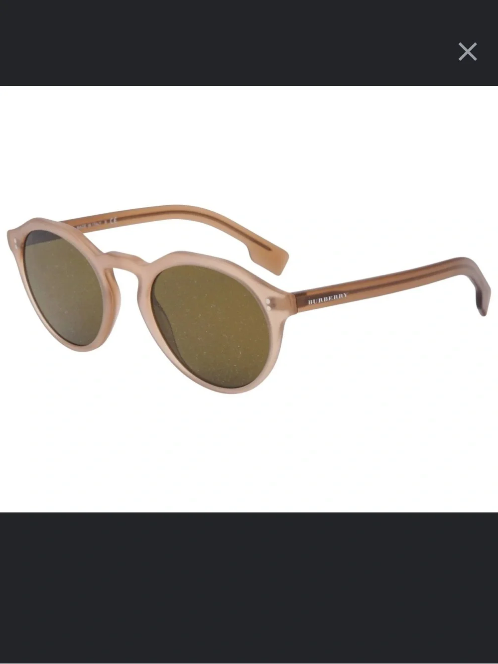 Burberry Sunglasses - Beige round